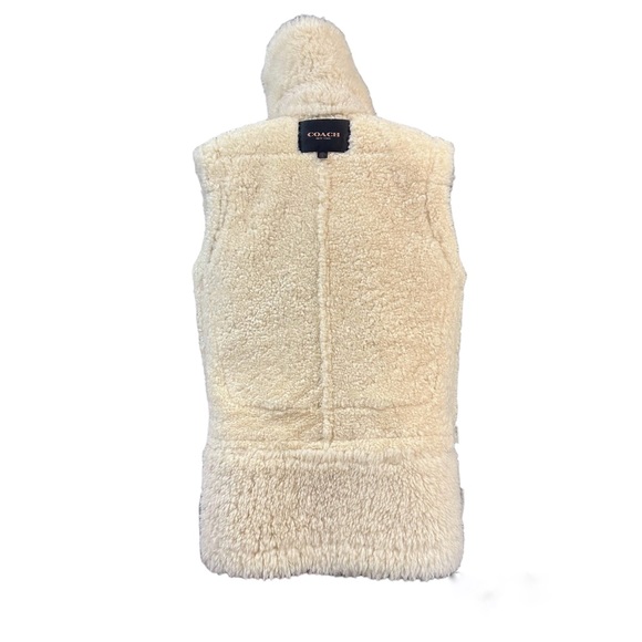 Coach Shearling Coat Vest - Picture 10 of 16